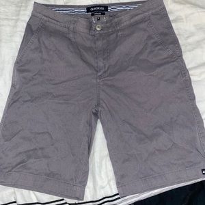 Quiksilver Men’s Grey Khaki Shorts
